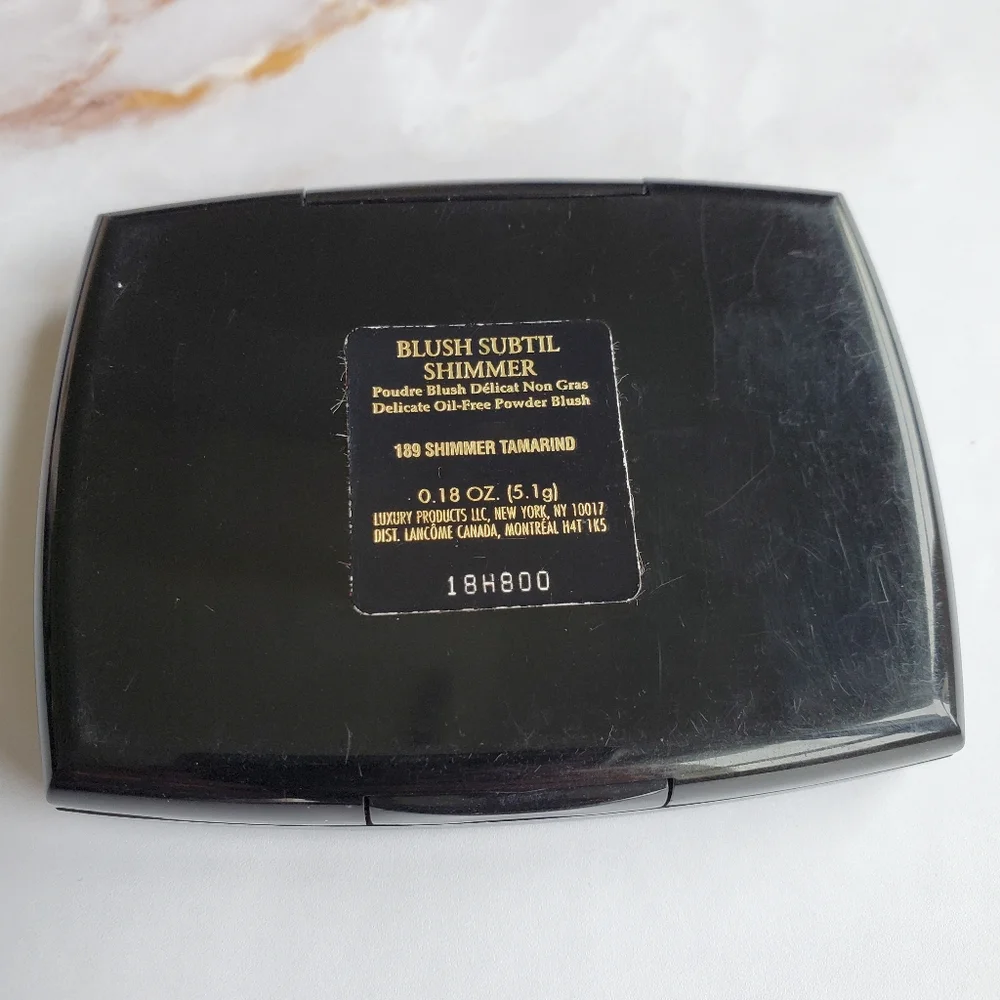 Lancome 189 SHIMMER TAMARIND Blush Subtil Shimmer Delicate Oil Free Blush VTG